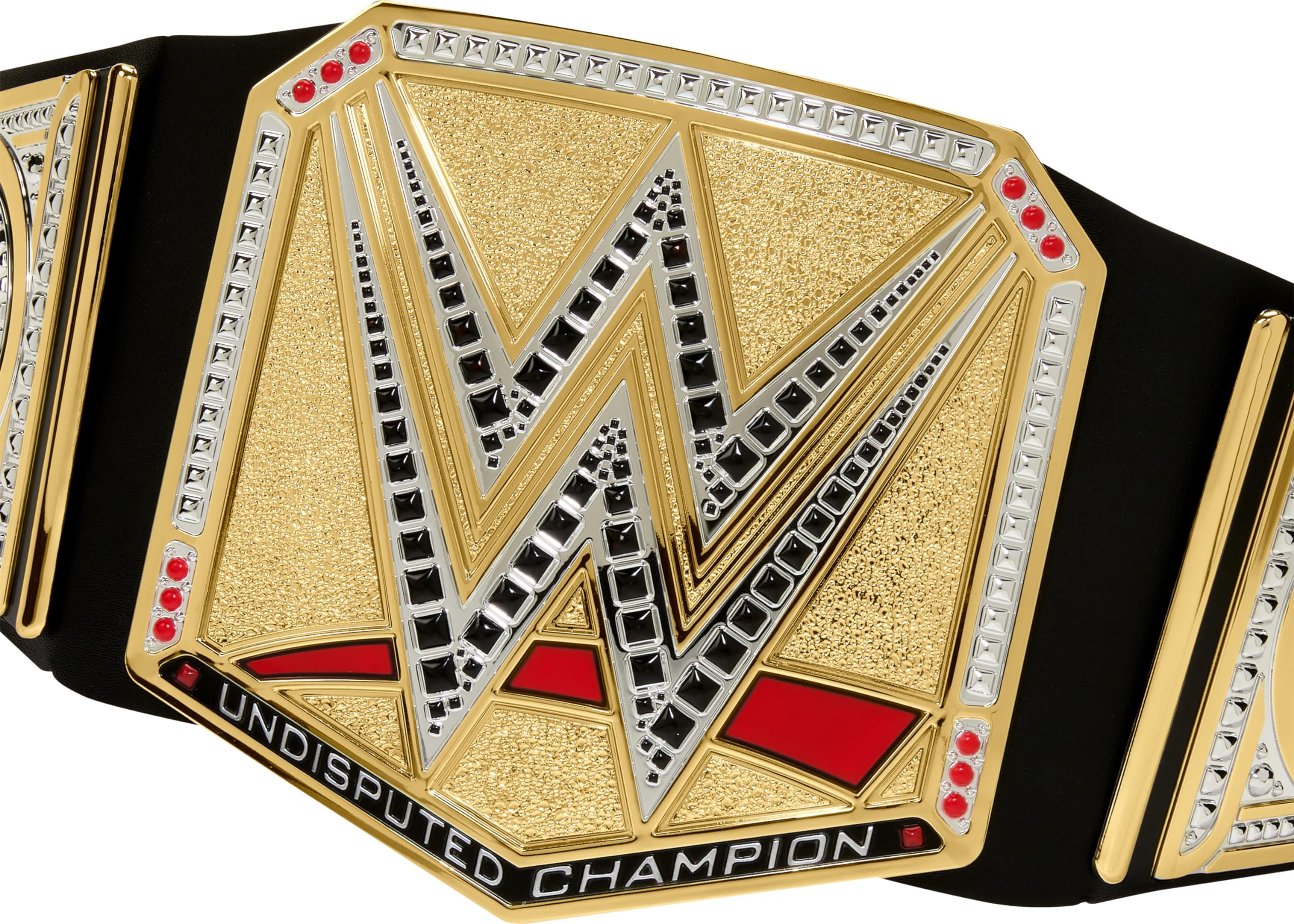 WWE championship belt length over three feet fits kids six and up.