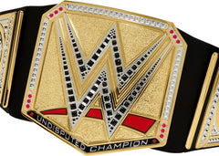 WWE championship belt length over three feet fits kids six and up.