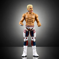 WWE Cody Rhodes Elite 9 dynamic pose for shelf storytelling.