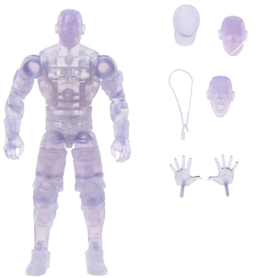WWE John Cena Elite 25-point articulation with interchangeable hands highlights pose-ready action.
