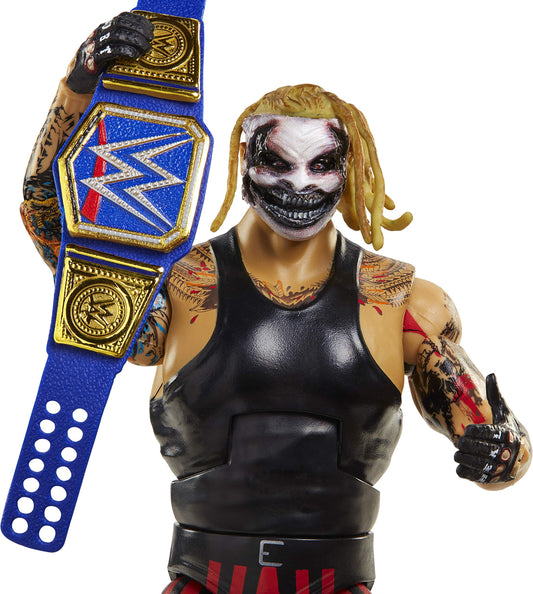 WWE Fiend Bray Wyatt Elite Series figure features TrueFX detailing for lifelike display.