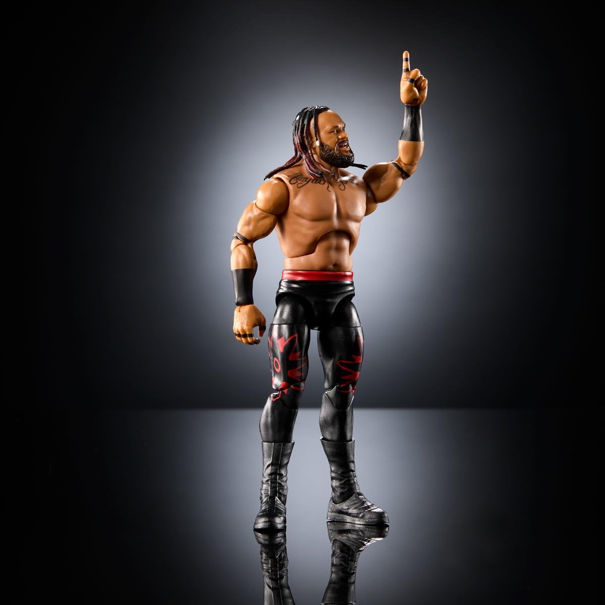 WWE Jacob Fatu Elite Greatest Hits 9 dynamic pose for fan photography