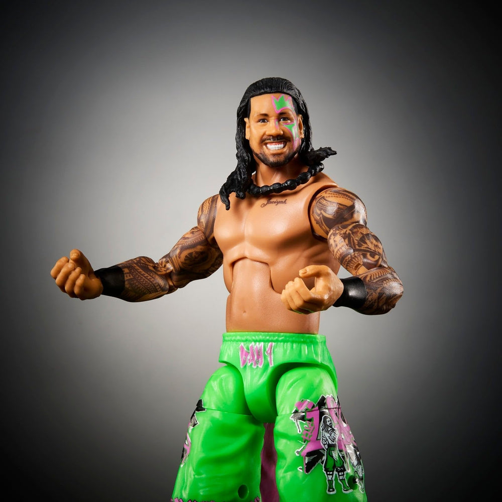 Detailed tattoo art on Jey Uso figure
