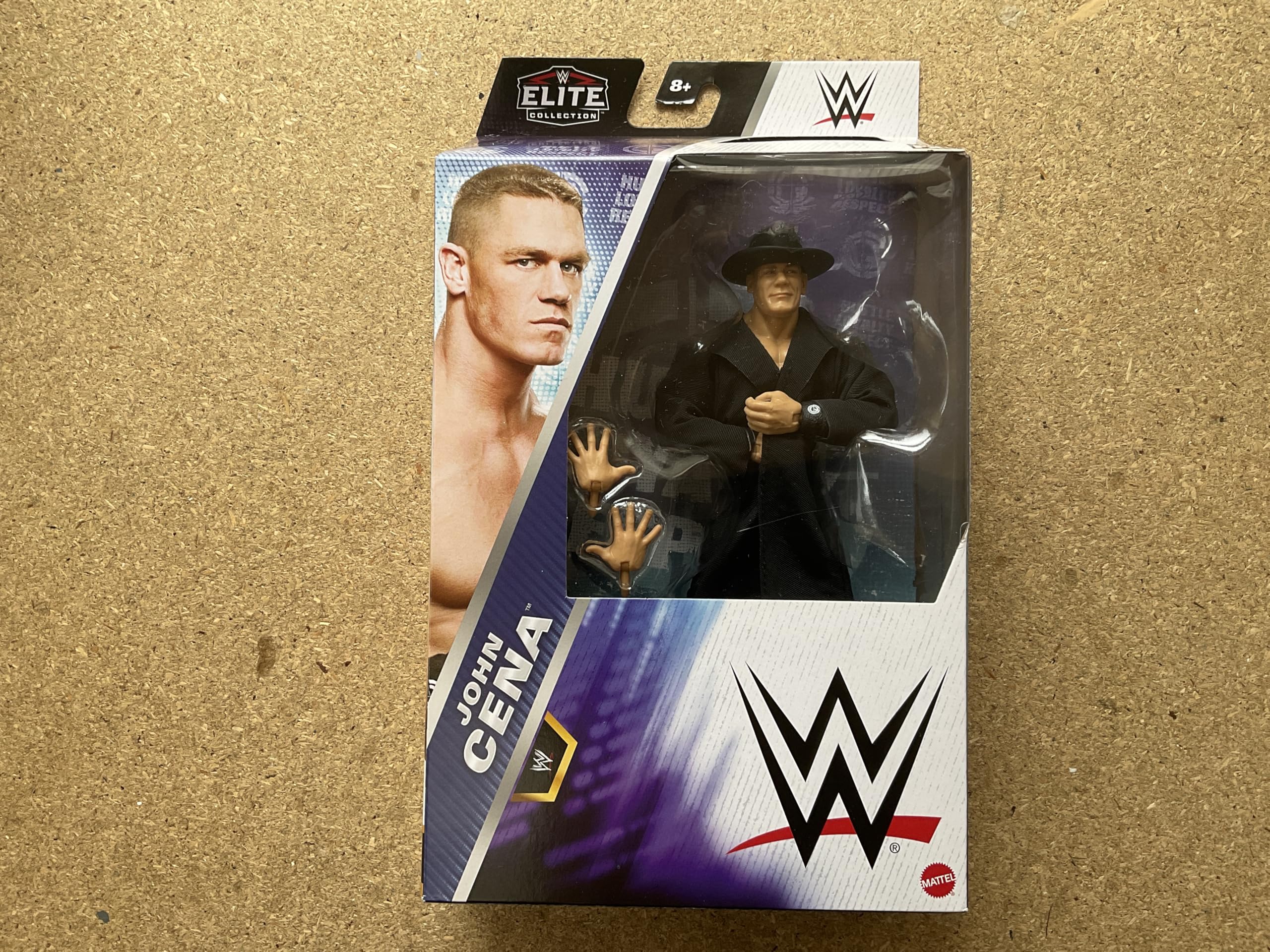 WWE John Cena retirement coat detail highlighting texture and craftsmanship