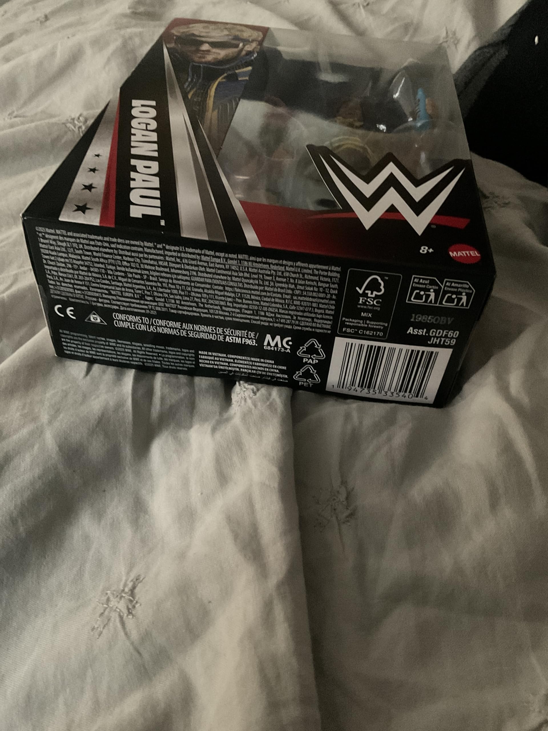 WWE Logan Paul Elite Greatest Hits 9 crisp paintwork, durable display piece.