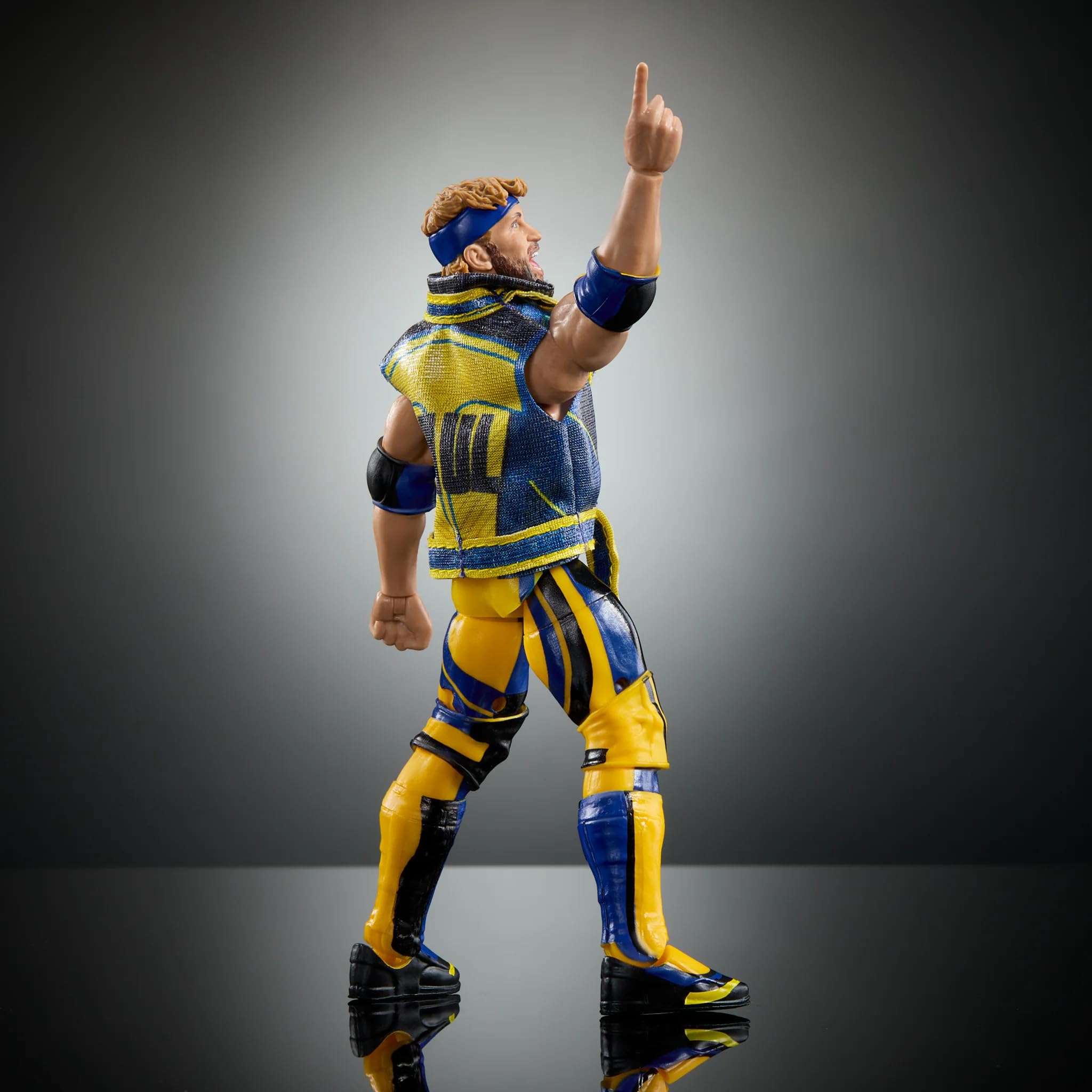 WWE Logan Paul Elite Greatest Hits 9 head sculpt with detailed paint for authenticity.