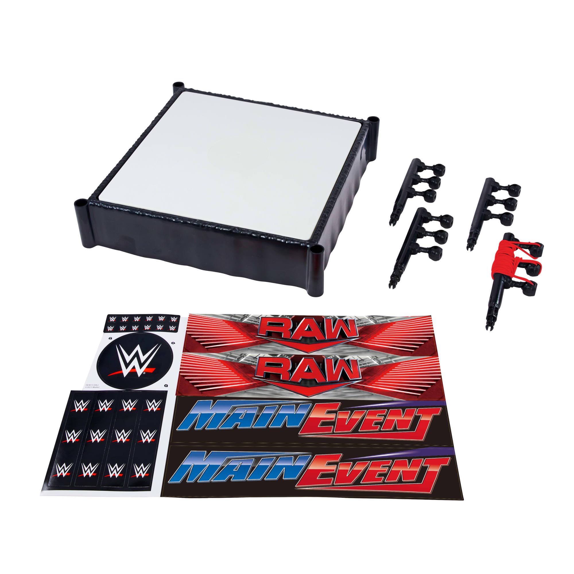 WWE Mattel Superstar Ring with Main Event label for dynamic home play and display.