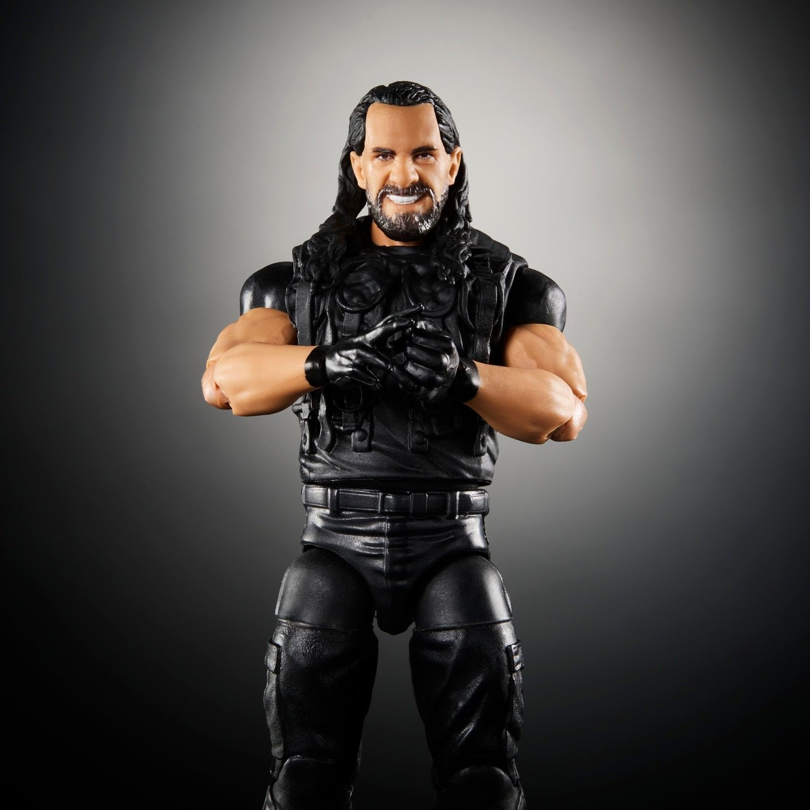WWE Seth Rollins Shield Elite Greatest Hits 7 iconic accessories enhance display options