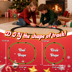 WWICILY train under Christmas tree decor adds holiday magic