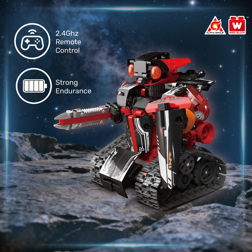 W WISE BLOCK Wall Breaker mode with drill for rugged play scenarios