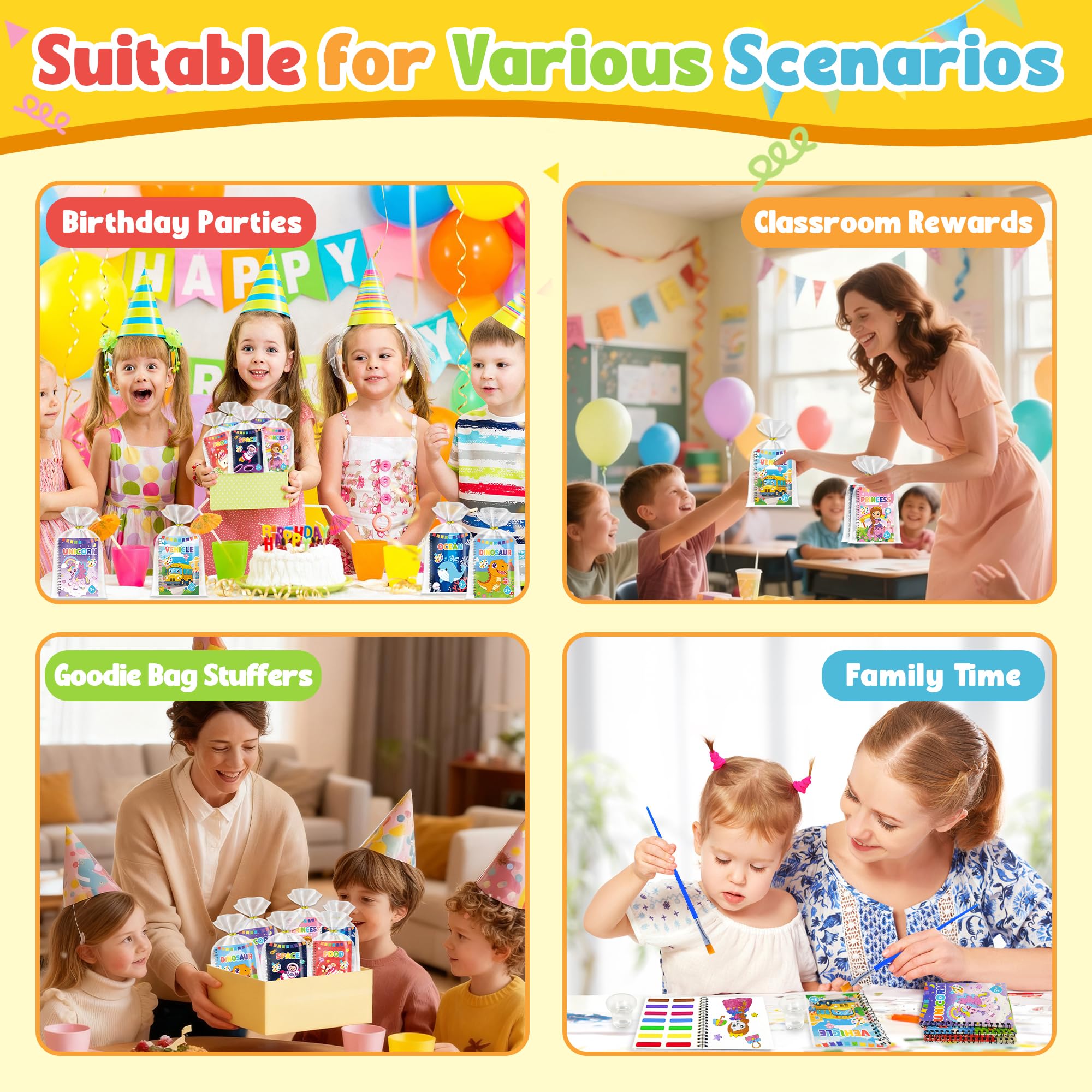 WWN creative family activities image suggests teachers and parents use as prizes and gifts.