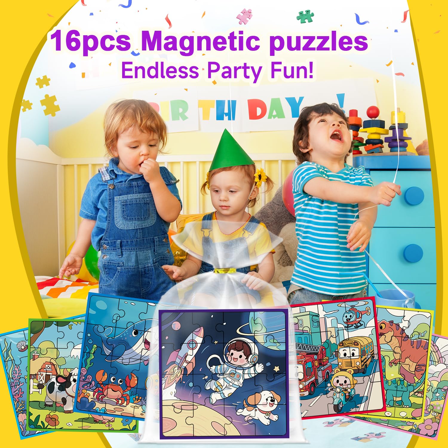 WWN magnetic puzzle princesses book sparks imagination during parties