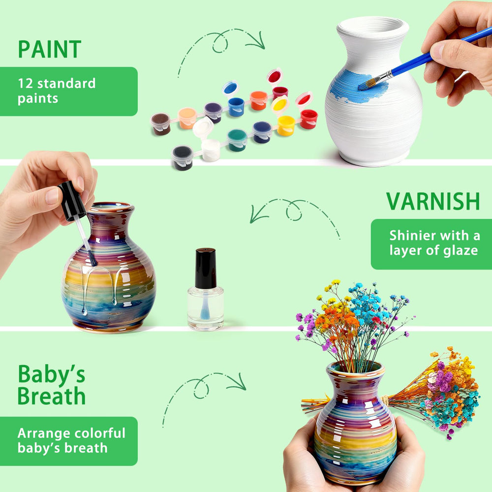 Wwzzey babies-breath bundle adds natural decorative accents.
