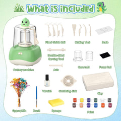 Wwzzey pottery clay bundle provides tactile material for imagination.