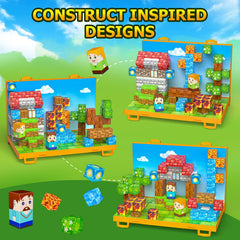 Wxlbr strong magnets cubes keep forest castles secure during play