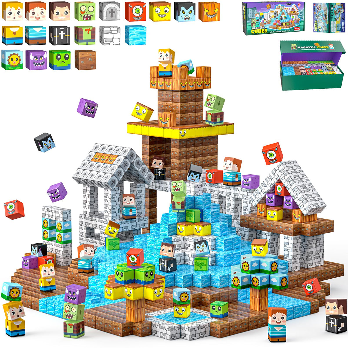 Wxlbr upgraded magnetic blocks for buildings enable durable, imaginative construction play.