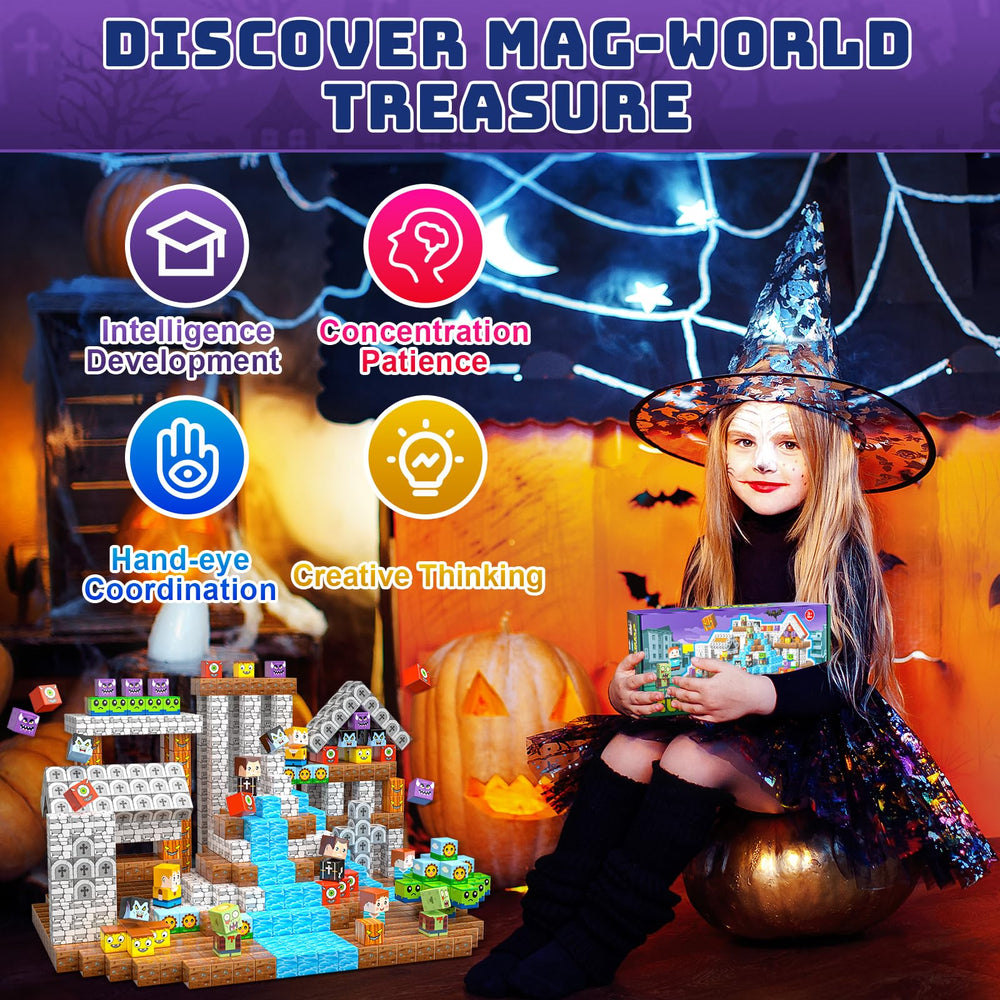 Wxlbr upgraded magnetic blocks scene guidebook inspires quick, beginner-friendly setups.