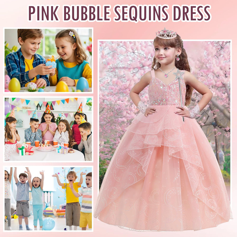 WYB Glinda dress pink bag to carry treasures