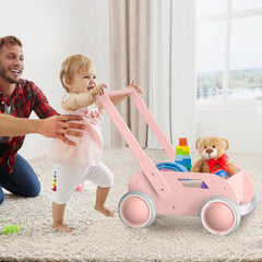 WyfKyd wooden baby walker anti tipping back detail