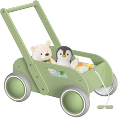 WyfKyd wooden walker with adjustable height for growing babies