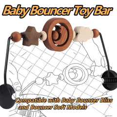 Thickened clips on WYFWFDF Toy Bar ensure a secure attachment.