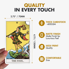 Wyspell Classic Tarot Deck guidebook offers beginner-friendly upright and reversed meanings