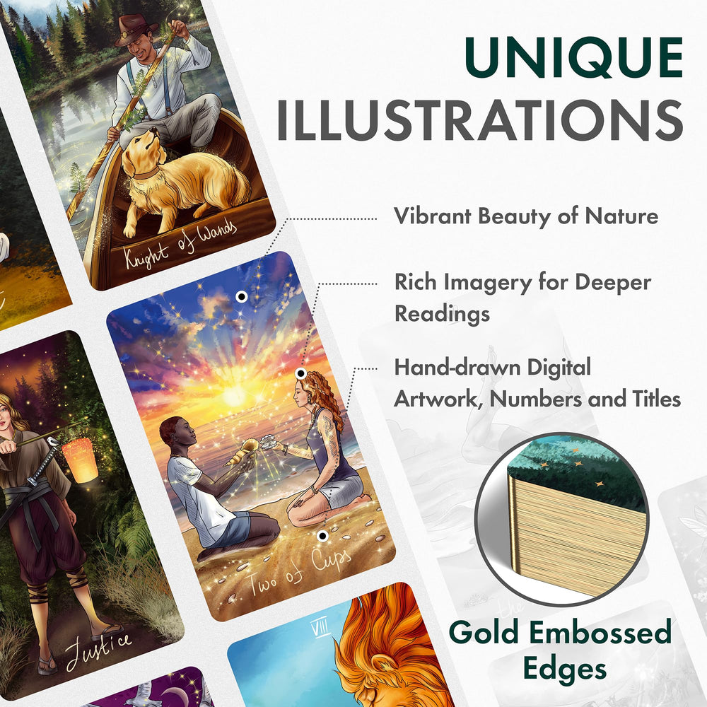 Wyspell Wild Reflections gold embossed edges—elegant finish enhances gift-worthy appeal.