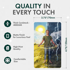 Wyspell Wild Reflections guide-book cover—beginner-friendly reference for learning card meanings.