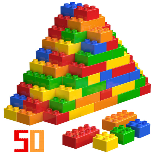 WYSWYG big building blocks set with a child playing, boosting creativity and fine motor skills.