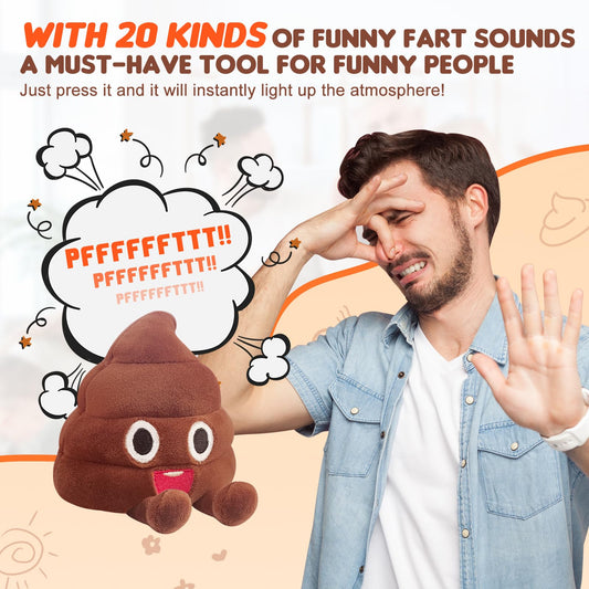 WYZOID poop plush delivers 30 fart sounds for family fun