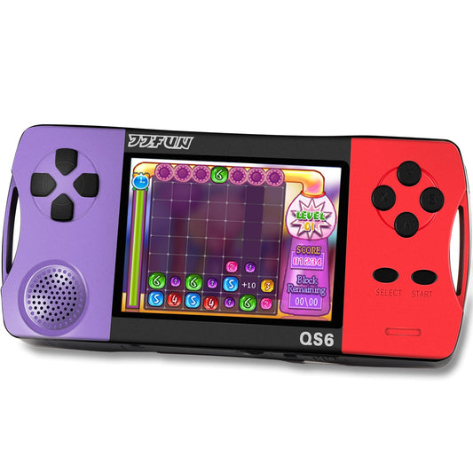 X-JOYKIDS 16Bit handheld front view with vibrant IPS display for kid-friendly play