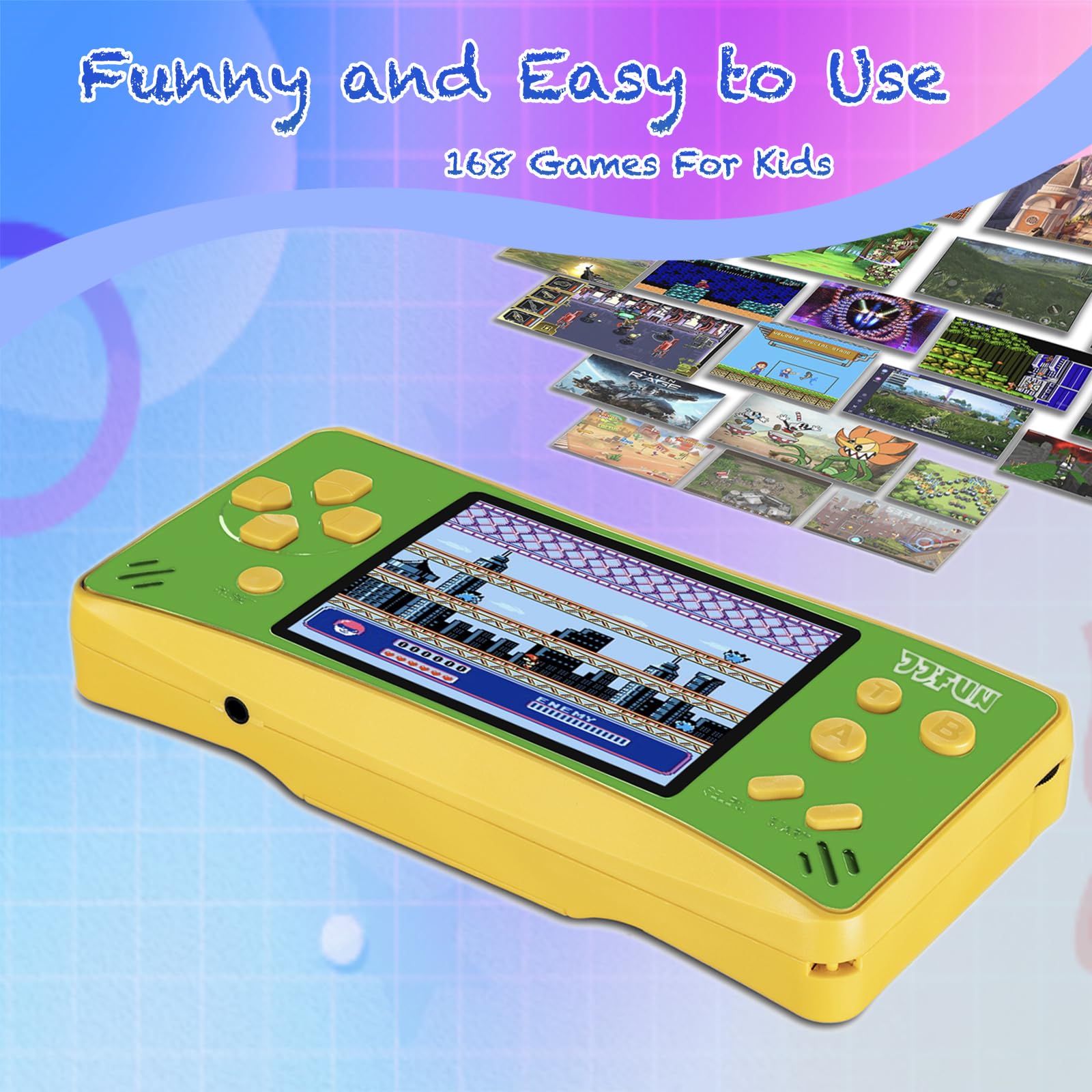 X-JOYKIDS 1800mAh battery enables hours of play during trips.