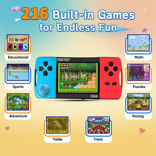 X-JOYKIDS showcases 216 classic games preloaded for retro fun