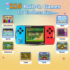 X-JOYKIDS showcases 216 classic games preloaded for retro fun