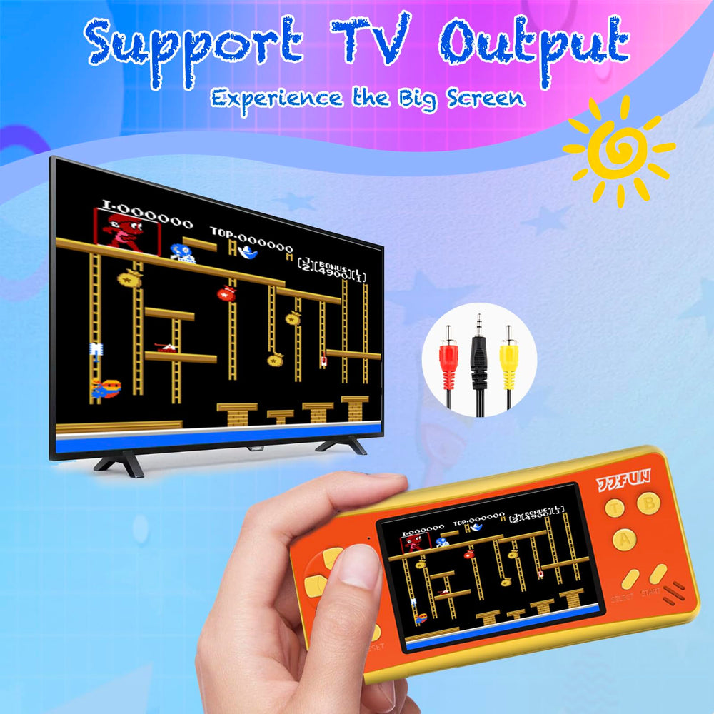 X-JOYKIDS 3.2 inch screen display delivers immersive visuals for kids.