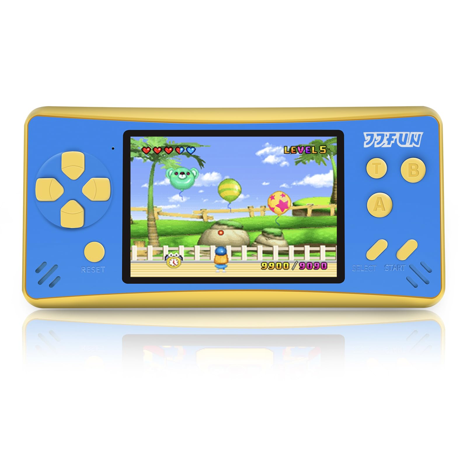 X-JOYKIDS handheld console with a 3.2-inch display for clear visuals on the go.