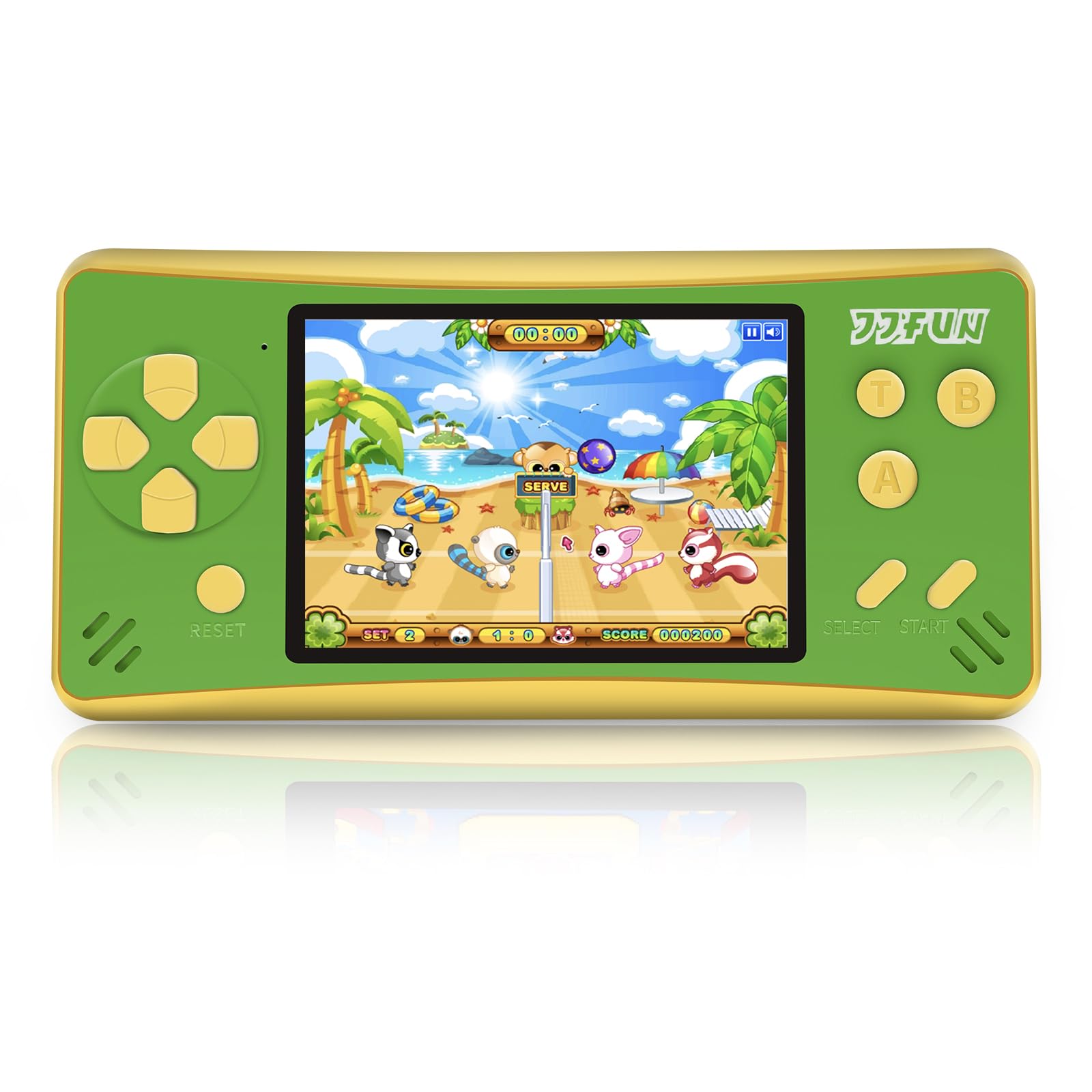 X-JOYKIDS retro handheld with a 3.2-inch display for clear, kid-friendly gaming on the go.