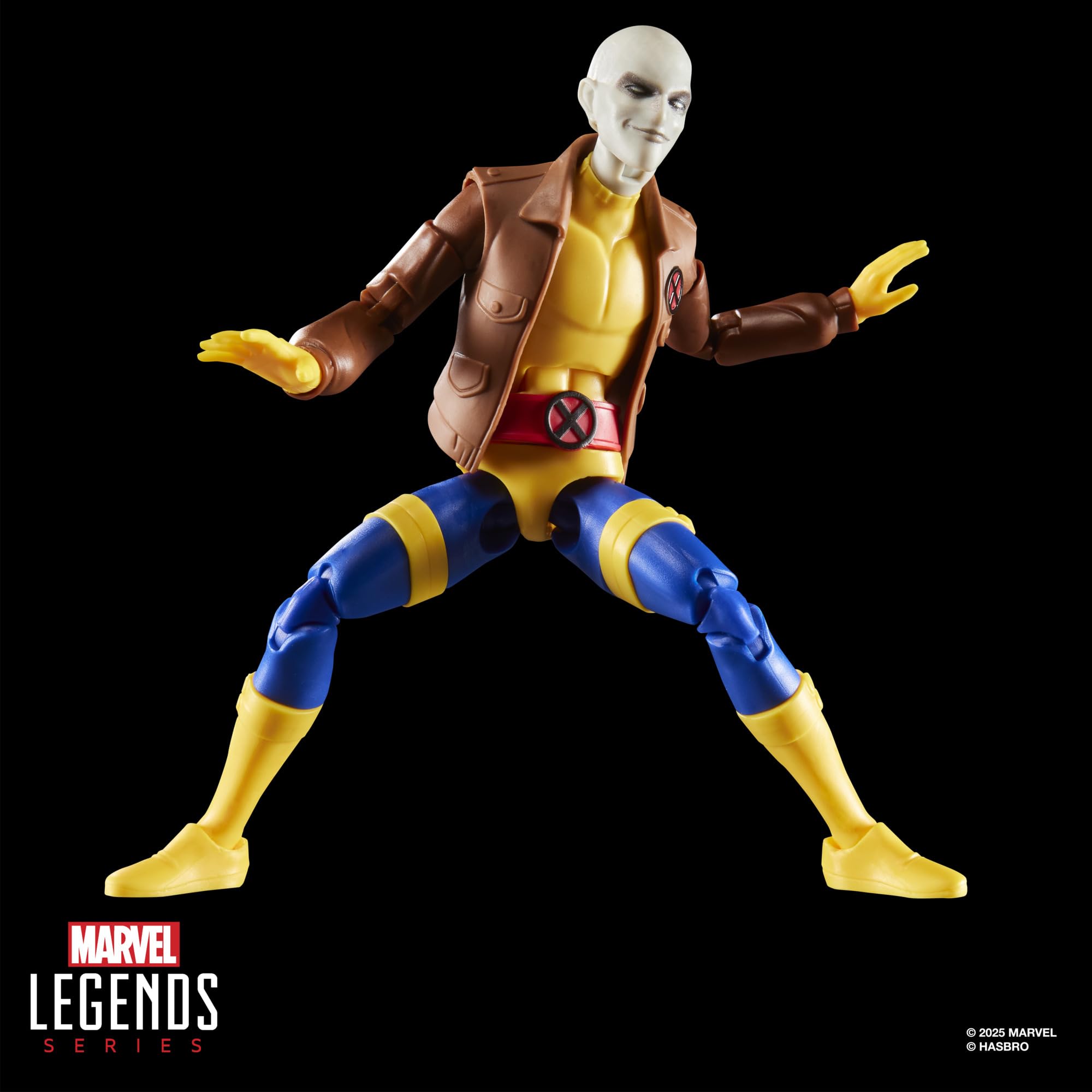 X-Men Morph figure with alternate hands supports varied action poses.