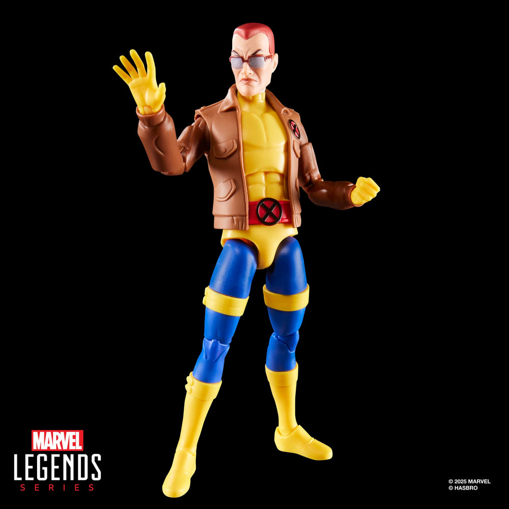 X-Men Morph figure with alternate heads enables expressive display options.