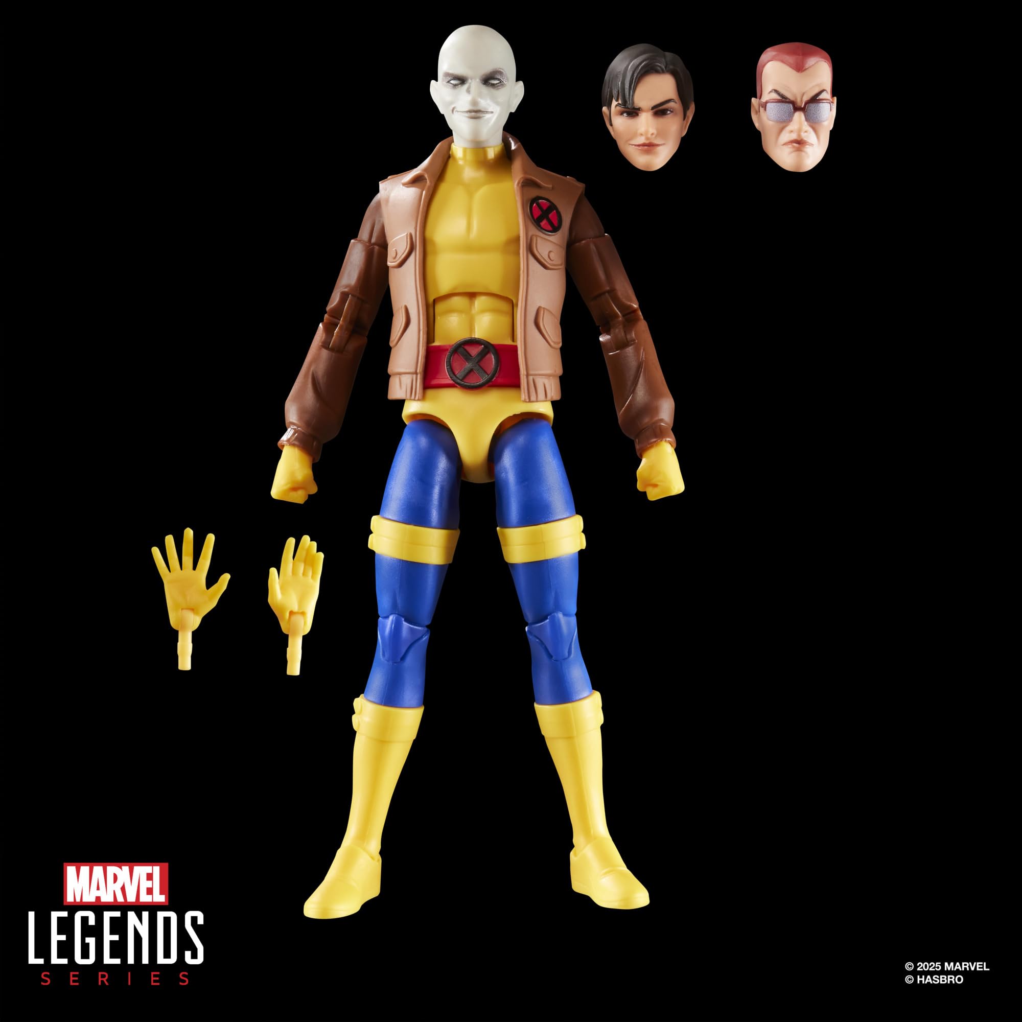 X-Men Morph figure on shelf display captures a heroic X-Men vibe.