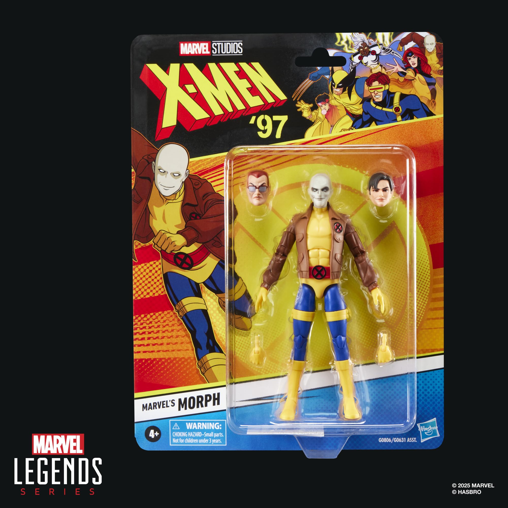 X-Men Morph figure side pose showcases dynamic articulation for varied display angles.