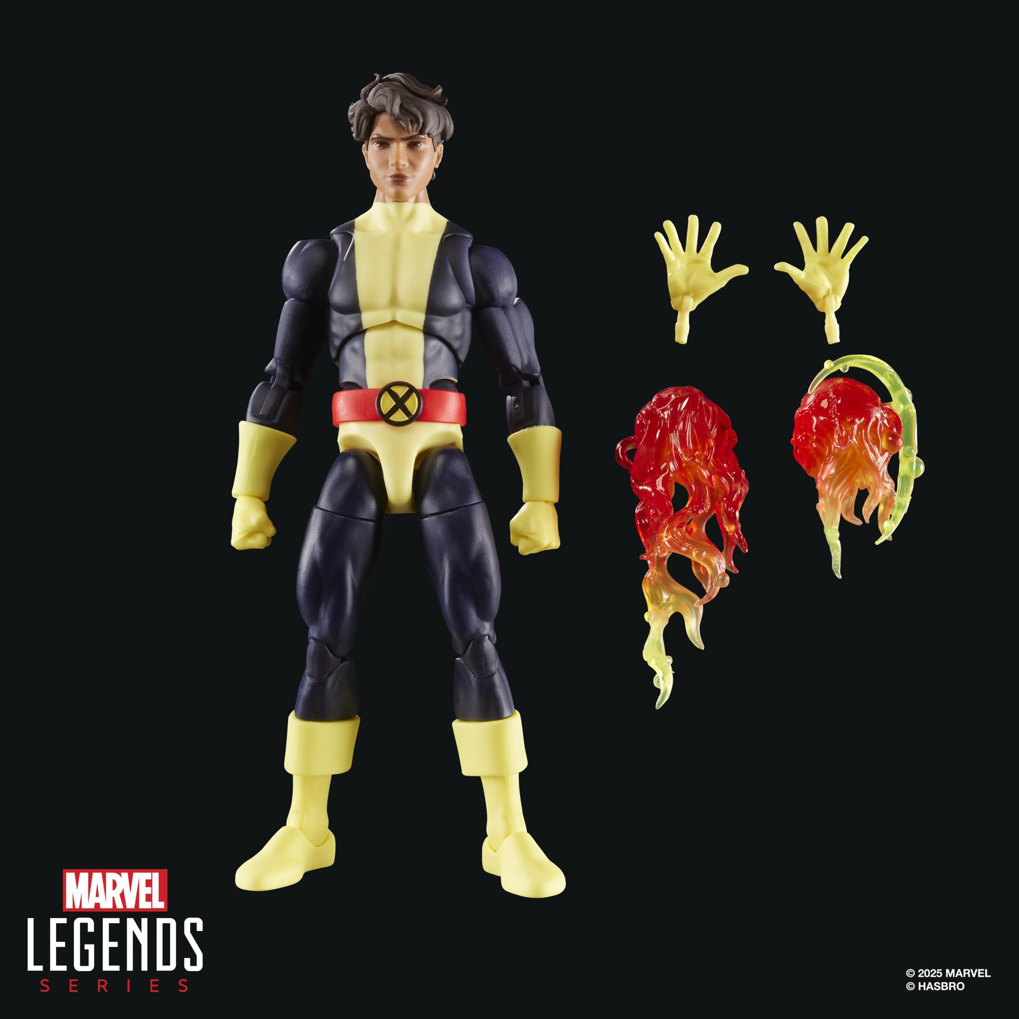 X-Men Sunspot display-ready figure on shelf.