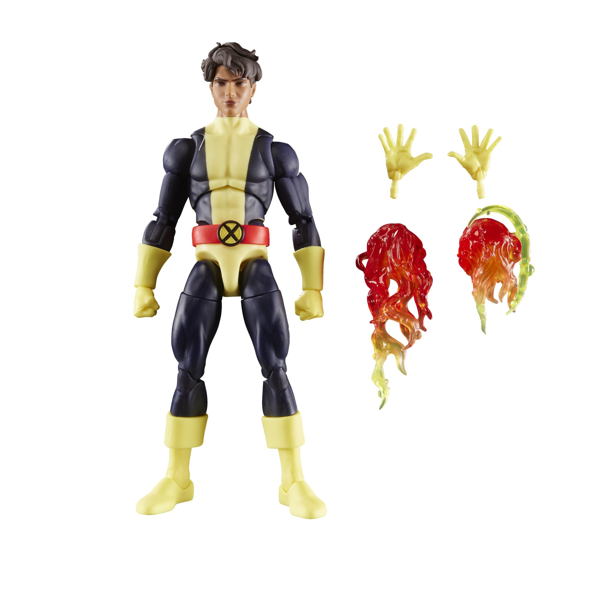 X-Men Sunspot figure front view, ideal for display and collection.