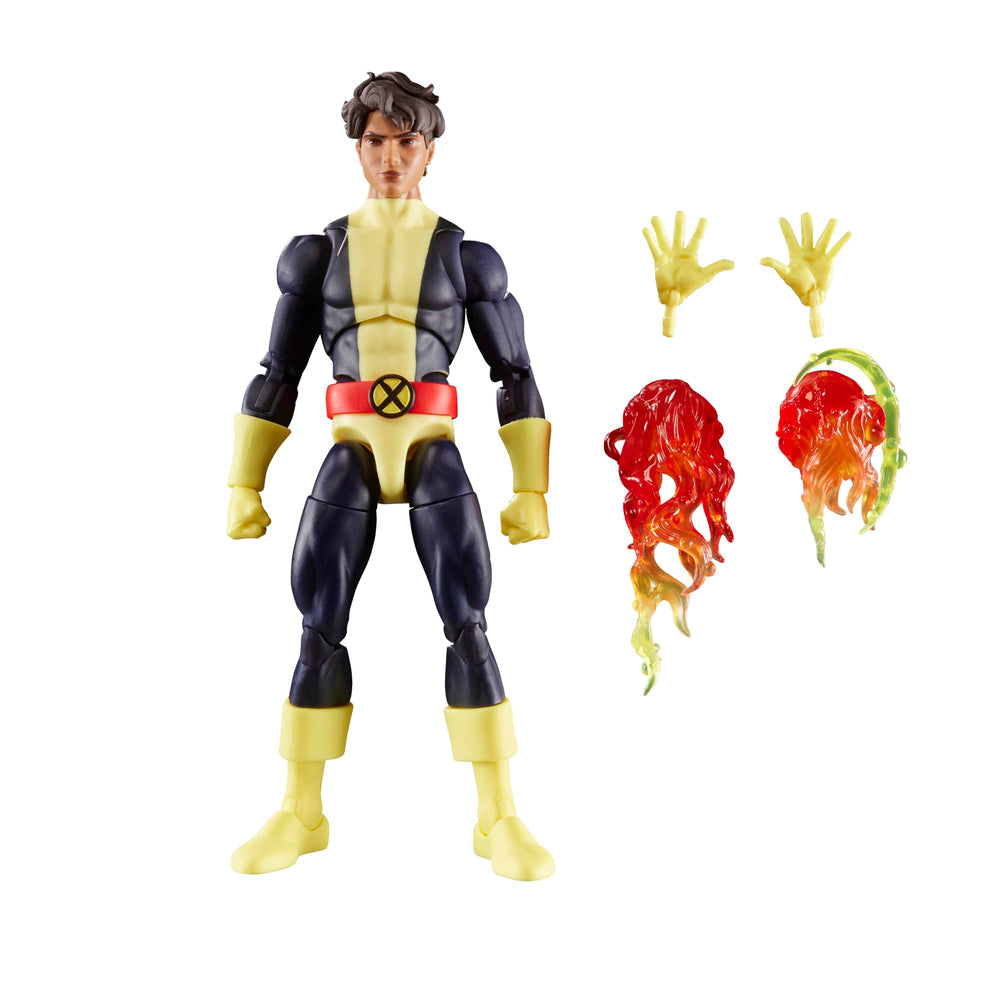 X-Men Sunspot figure front view, ideal for display and collection.