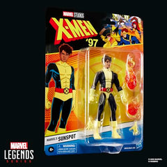 X-Men Sunspot figure alternate hands, ready for posing.