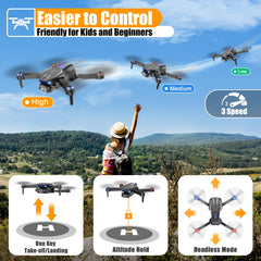 X-shop drone follow me and waypoint features keep subjects in frame.