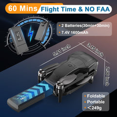 X-shop compact drone under 249g, ideal for recreational use