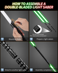 X-TREXSABER 12 RGB colors and lighting options for customization