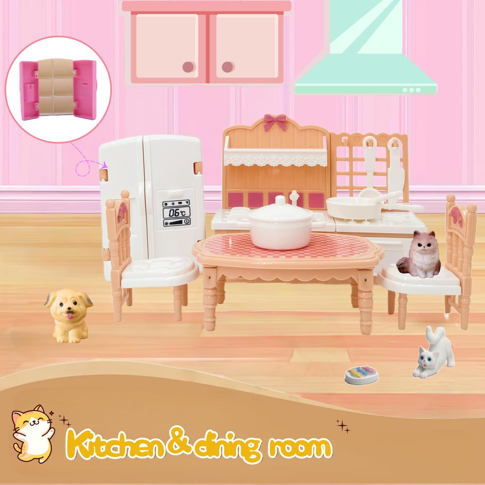 Xadothat complete dollhouse collection fully furnished for creative storytelling