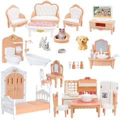 Xadothat dollhouse kitchen appliances for realistic play and organization